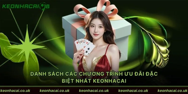 Danh sách các chương trình ưu đãi đặc biệt nhất Keonhacai